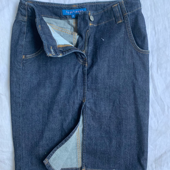 French Connection long denim skirt - Picture 2 of 3